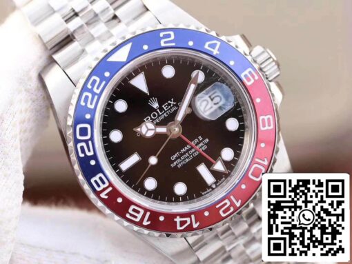 Rolex GMT-Master II 126710BLRO GM Factory 1:1 Best Edition Swiss ETA2836 Black Dial - Image 6