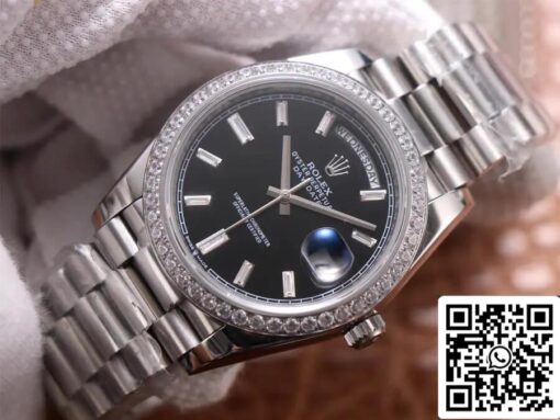 Rolex Day Date M228349RBR-0003 1:1 Best Edition EW Factory Black Dial - 이미지 10