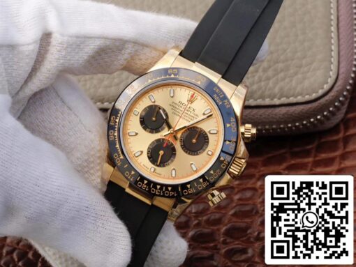 Rolex Daytona Cosmograph 116518ln 1:1 Best Edition JH Factory V6 Yellow Gold Dial - Image 7