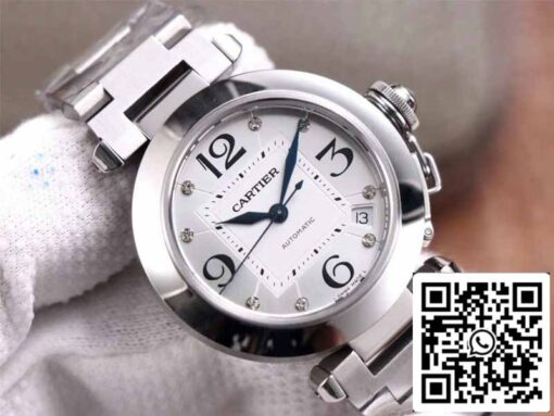 Cartier Pasha W31073M7 1:1 Best Edition V9 Factory Silver Dial Swiss Cal.049 - Image 7