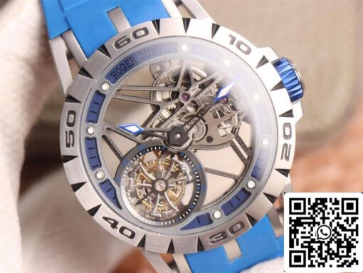 Roger Dubuis Excalibur Spidr RDDBEX0479 1:1 Best Edition JB Factory Tourbillon Skeleton Dial - Image 8