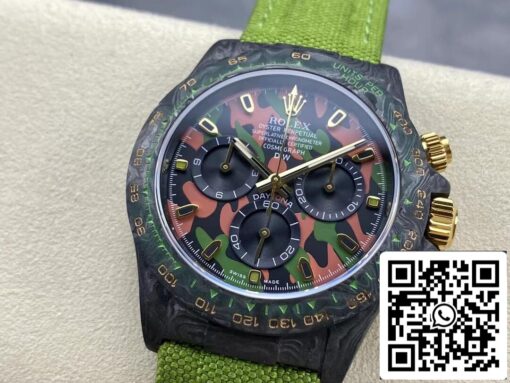 Rolex Daytona Cosmograph Diw Custom Version 1:1 Best Edition Noob Factory Green Strap - Imagen 3