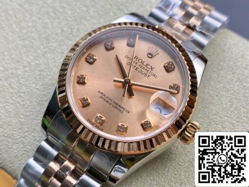 Rolex Datejust M278271-0024 31MM 1:1 Best Edition EW Factory Rose Gold Dial – Bild 7