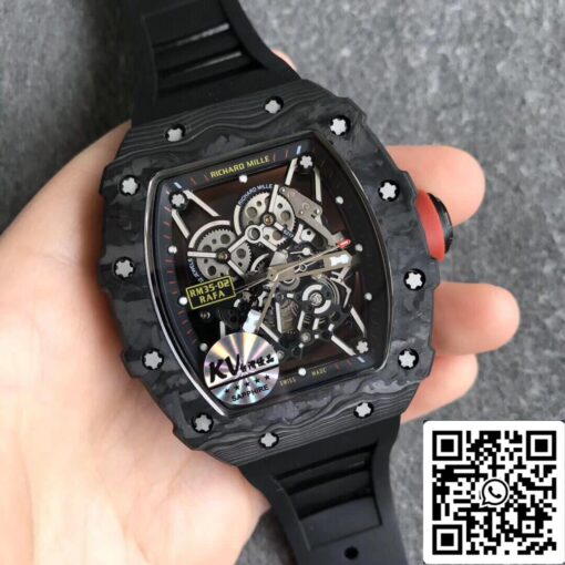 Richard Mille RM35-02 1:1 Best Edition KV Factory V3 Black Strap - Image 5