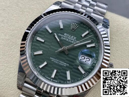 Rolex Datejust M126334-0030 41MM 1:1 Best Edition VS Factory Green Dial – Bild 7