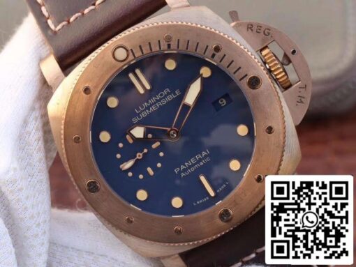 Panerai Luminor Submersibe PAM 671 VS Factory 1:1 Best Edition Swiss ETA P9010 - Image 6