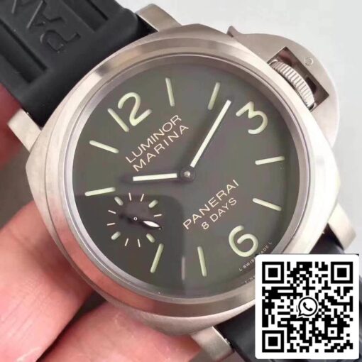 Panerai Luminor PAM510 ZF Factory Men Watches 1:1 Best Edition Swiss ETA P5000 Black Rubber Strap - Image 6