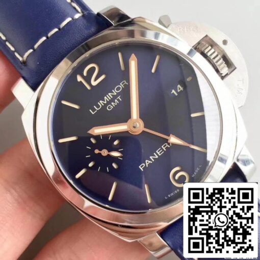 Panerai Luminor 1950 PAM688 ZF Factory 1:1 Best Edition Swiss ETA P9001 Blue Leather Strap - Image 7