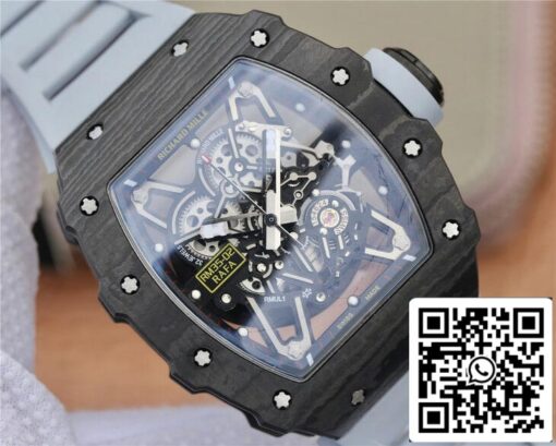 Richard Mille RM-035 KV Factory 1:1 Best Edition Black Carbon Fiber - Image 8