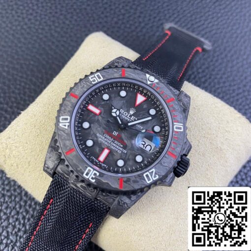 Rolex Submariner 1:1 Best Edition VS Factory DIW Carbon Fiber Nylon Velcro Strap - Image 7