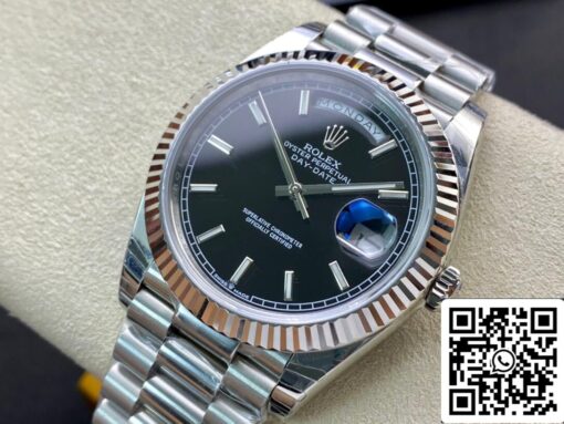 Rolex Day Date M228236-0003 1:1 Best Edition EW Factory Black Dial - 이미지 8