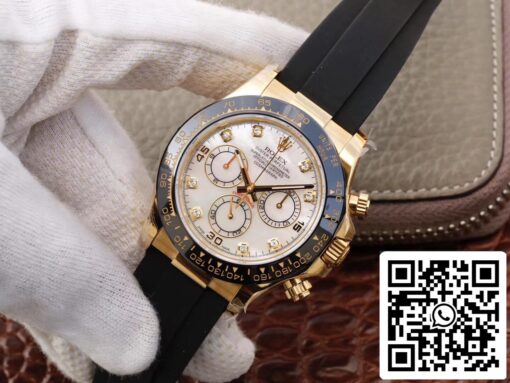 Rolex Daytona Cosmograph M116518ln-0037 1:1 Best Edition JH Factory V6 Yellow Gold Case - Image 5