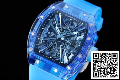 Richard Mille RM12-01 1:1 Best Edition RM Factory Tourbillon Transparent Version Case - Image 8