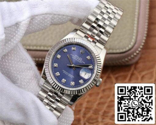 Rolex Datejust M126234-0037 1:1 Best Edition GM Factory Diamond-set Blue Dial - 이미지 3