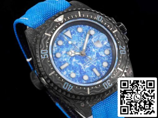 Rolex Sea-Dweller 1:1 Best Edition Diw Factory Carbon Fiber Blue Dial – Bild 8