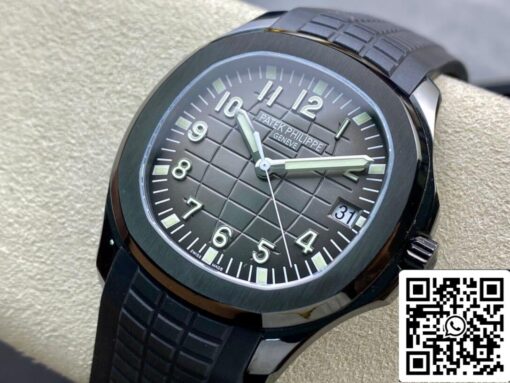 Patek Philippe Aquanaut PP5167 1:1 Best Edition ZF Factory DLC Rubber Strap - Image 7