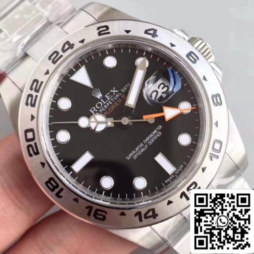 Rolex Explorer II 216570 Noob Factory V7 Men Watches 1:1 Best Edition Swiss ETA3187 Black Dial - Image 7