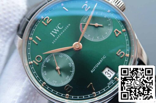 IWC Portugieser IW500708 1:1 Best Edition ZF Factory V5 Green Dial - Image 8