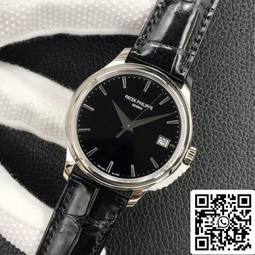 Patek Philippe Calatrava 5227G-010 1:1 Best Edition 3K Factory Black Dial - Imagen 8