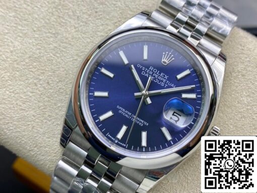 Rolex Datejust M126200-0006 1:1 Best Edition EW Factory Blue Dial - Imagen 8