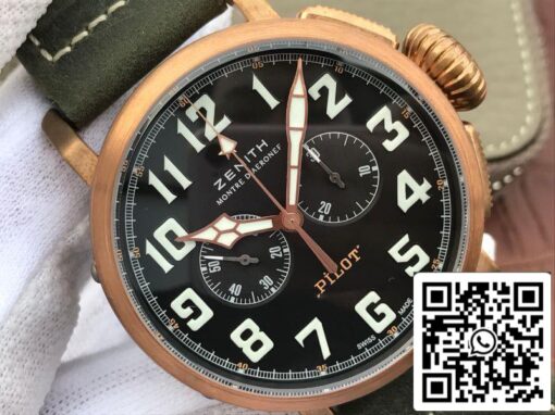 Zenith Pilot 29.2430.4069/21.C800 XF Factory 1:1 Best Edition Swiss ETA7750 - Image 7