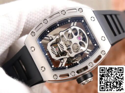 Richard Mille RM52-01 Tourbillon 1:1 Best Edition JB Factory Skull Dial - Image 8