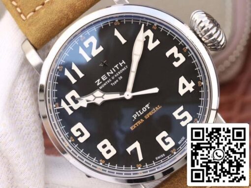 Zenith Pilot 03.2430.3000/21.C738 XF Factory 1:1 Best Edition Swiss ETA2824-2 - Image 6