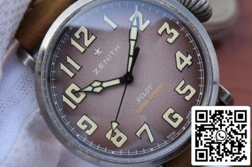 Zenith Pilot 11.1940.679/91.C807 XF Factory 1:1 Best Edition Swiss ETA9015 - Image 9