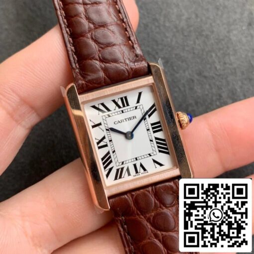 Cartier Tank W5200024 1:1 Best Edition K11 Factory Rose Gold - Image 8