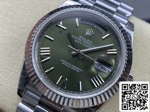 Rolex Day Date M228236-0008 1:1 Best Edition GM Factory V2 Green Dial - 이미지 9