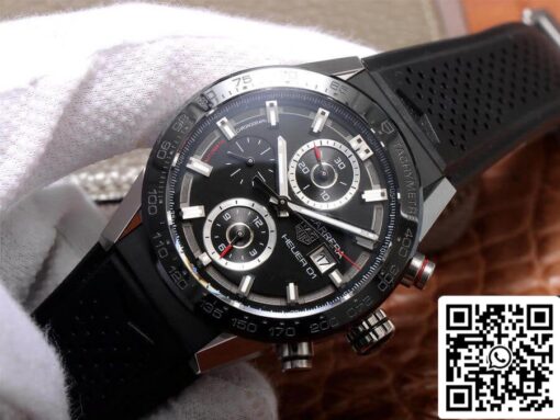 TAG Heuer Carrera CAR201Z.FT6046 1:1 Best Edition XF Factory Black Dial - Imagen 9