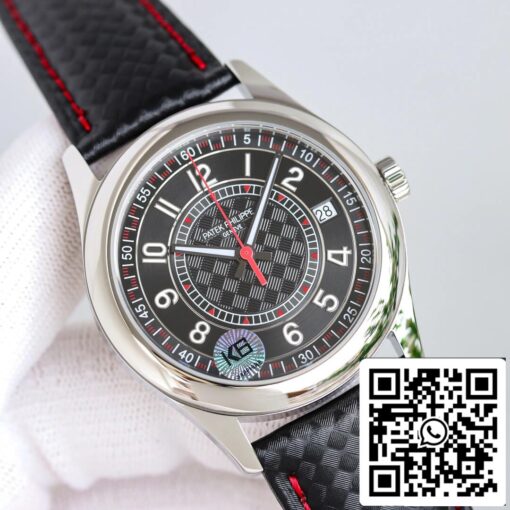 Patek Philippe Calatrava 6007G-010 1:1 Best Edition GS Factory Black Dial - Image 4