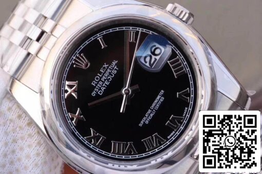 Rolex Datejust 36mm 116234 AR Factory 1:1 Best Edition Swiss ETA3135 Black Dial - Image 4