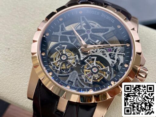 Roger Dubuis Excalibur RDDBEX0395 1:1 Best Edition YS Factory Double Tourbillon Dial - Image 8