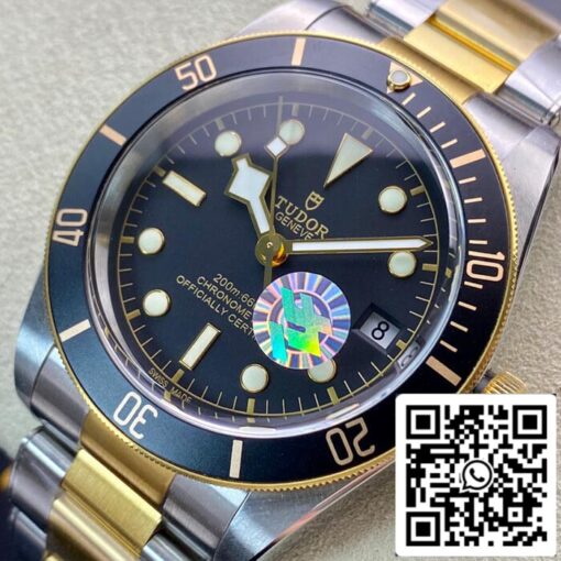 Tudor Heritage Black Bay M79733N-0002 ZF Factory 1:1 Best Edition Swiss ETA2824-2 Two Tone Stainless Steel Bracelet - Image 8