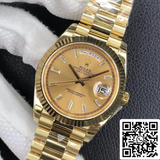 Rolex Day Date M228238-0005 1:1 Best Edition EW Factory Champagne Dial - 이미지 8