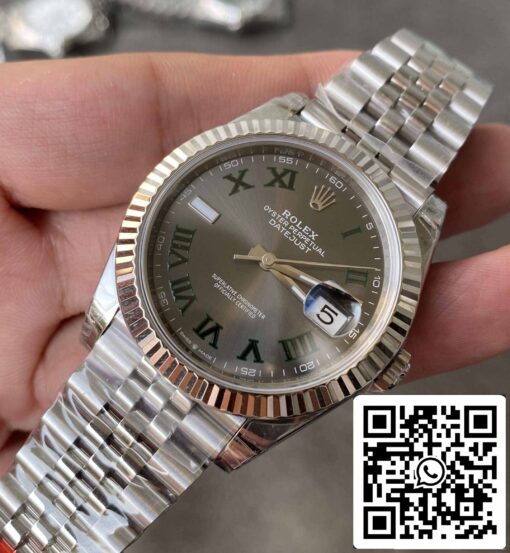 Rolex Datejust M126334-0022 41MM 1:1 Best Edition VS Factory Green Dial – Bild 6