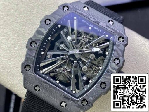 Richard Mille RM12-01 1:1 Best Edition RM Factory Tourbillon Skeleton Dial - Image 8