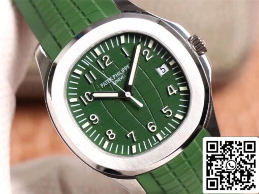 Patek Philippe Aquanaut 5168G 1:1 Best Edition ZF factory green dial Swiss Cal.324 SC - Image 7