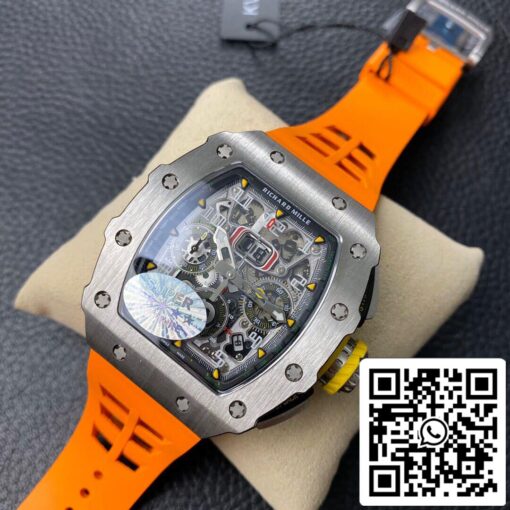 Richard Mille RM11-03 1:1 Best Edition KV Factory Orange Strap - Image 8