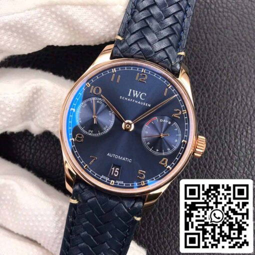 IWC Portugieser IW500713 1:1 Best Edition ZF Factory Blue Dial - Image 8