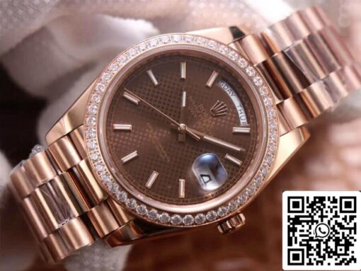 Rolex Day Date M228345RBR-0005 1:1 Best Edition EW Factory 18ct Rose Gold - 이미지 10