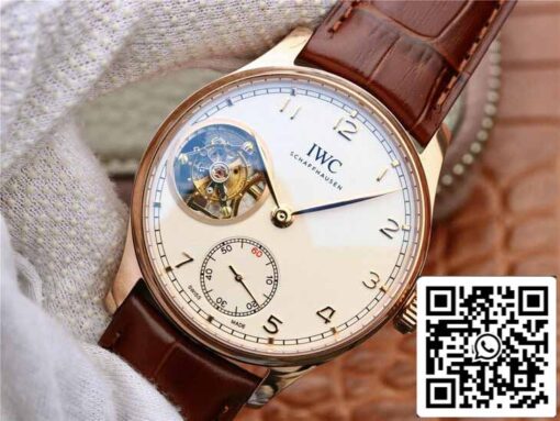 IWC Portuguese Tourbillon IW546302 1:1 Best Edition ZF Factory Silver Dial - Image 9