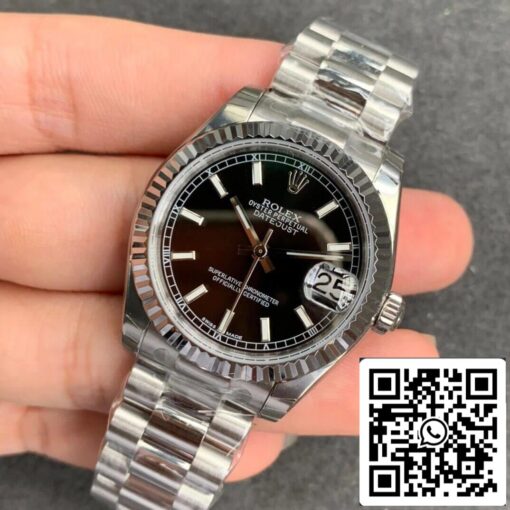 Rolex Datejust M178274-0034 1:1 Best Edition GS Factory Black Dial – Bild 8