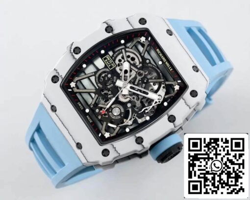 Richard Mille RM35-01 1:1 Best Edition BBR Factory Blue Strap – Bild 8