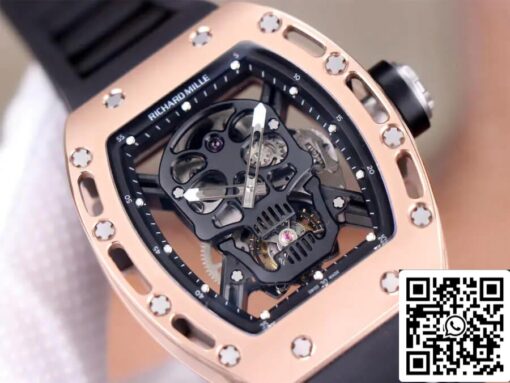 Richard Mille RM52-01 Tourbillon 1:1 Best Edition JB Factory Rose Gold Case — изображение 8