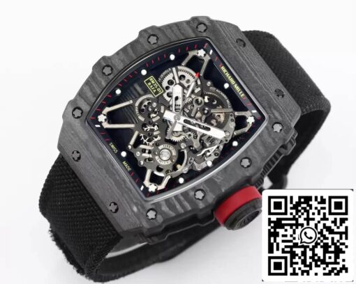 Richard Mille RM35-01 1:1 Best Edition BBR Factory Black Carbon Fiber Case – Bild 8