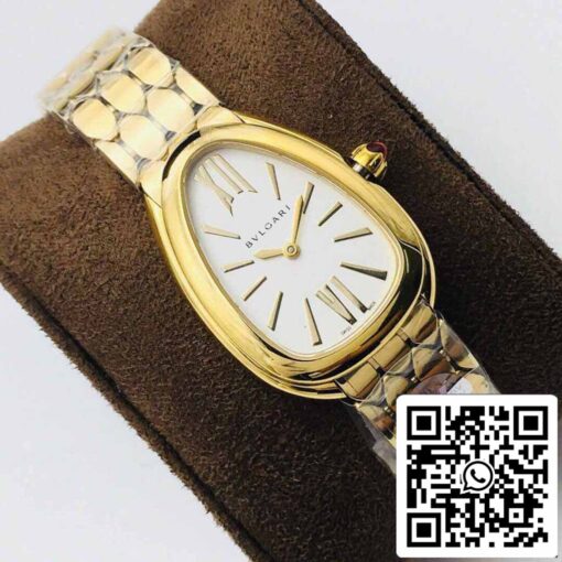 Bvlgari Serpenti 1:1 Best Edition BV Factory Yellow Gold Case - Image 8