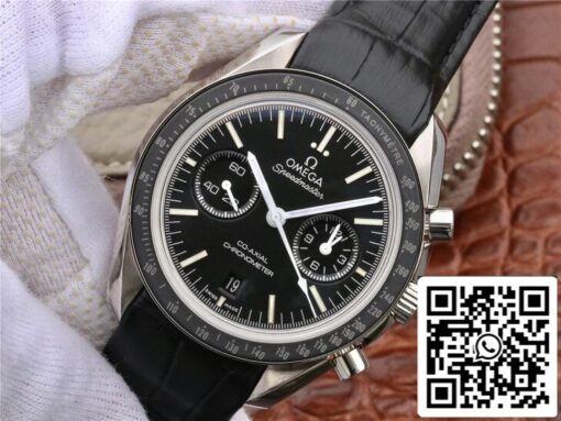 Omega Speedmaster 311.33.44.51.01.001 1:1 Best Edition OM Factory Leather Strap - Imagen 8