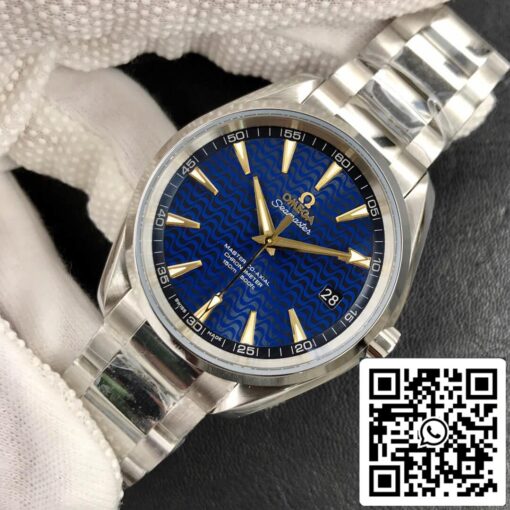 Omega Seamaster Aqua Terra 150M 1:1 Best Edition Rio Olympic Special Edition VS Factory Blue Dial - Imagen 3